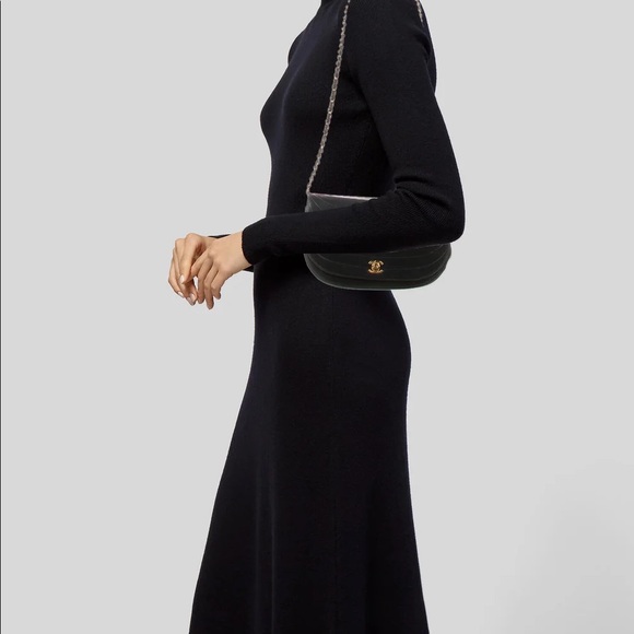 ✨ SOLD ✨ CHANEL Vintage lambskin shoulder bag 24K gold quilted classic chain - Picture 11 of 13